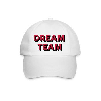 DREAMTEAM - Baseballkappe - Weiß/Weiß - Vorne
