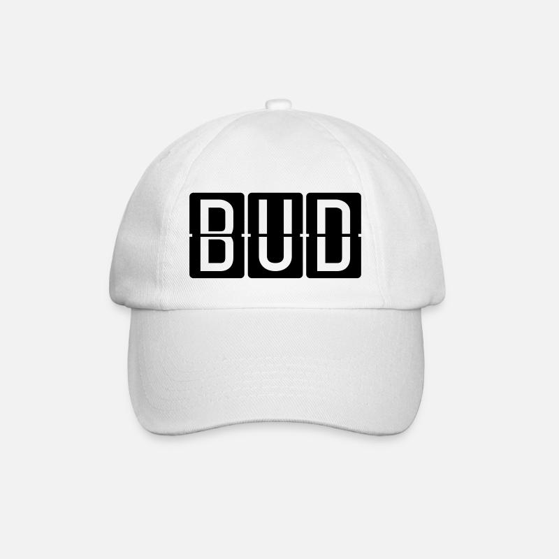 Budapest - Baseballkappe - Weiß/Weiß