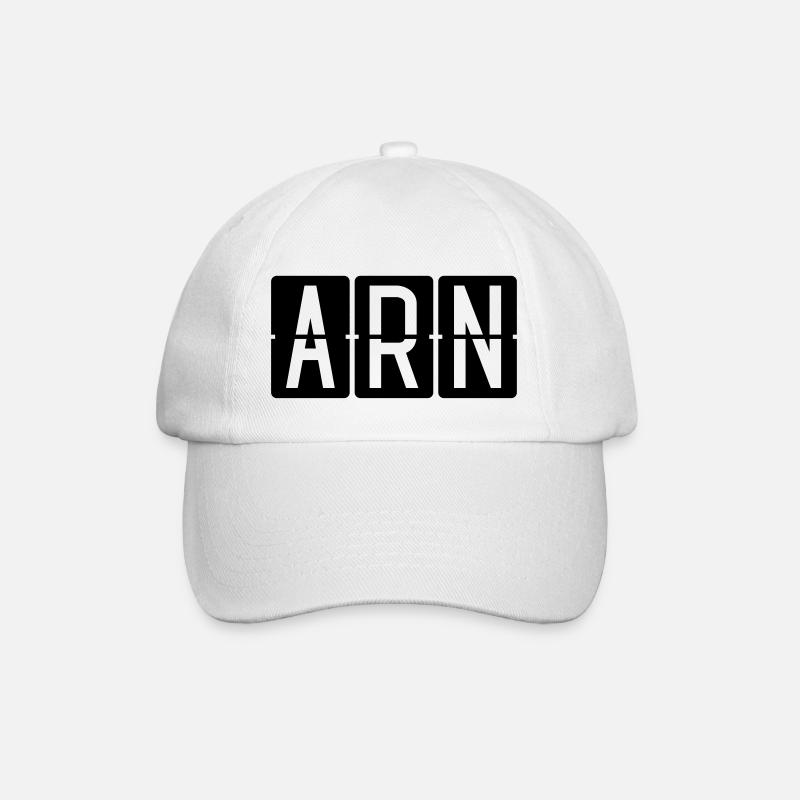 Stockholm - Baseball Cap - white/white