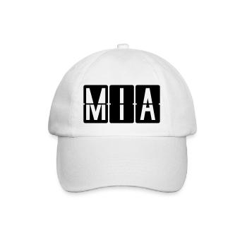 Miami - Baseballkappe - Weiß/Weiß - Vorne