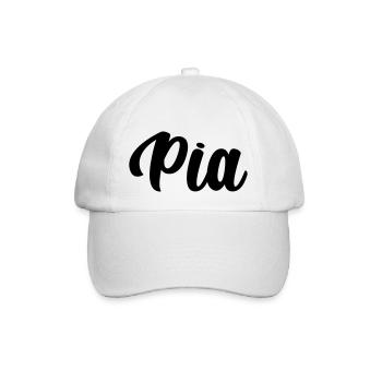 Pia - Baseballkappe - Weiß/Weiß - Vorne