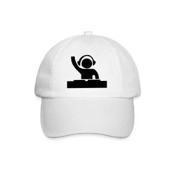 Dj - Baseballkappe - Weiß/Weiß - Vorne