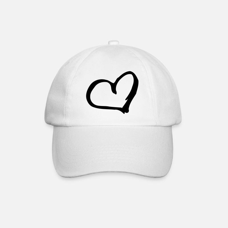 Coeur Coeur - Casquette classique - blanc/blanc