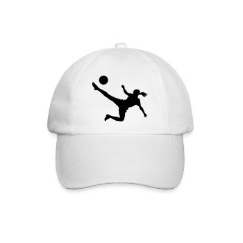Soccer female - Casquette classique - blanc/blanc - Devant