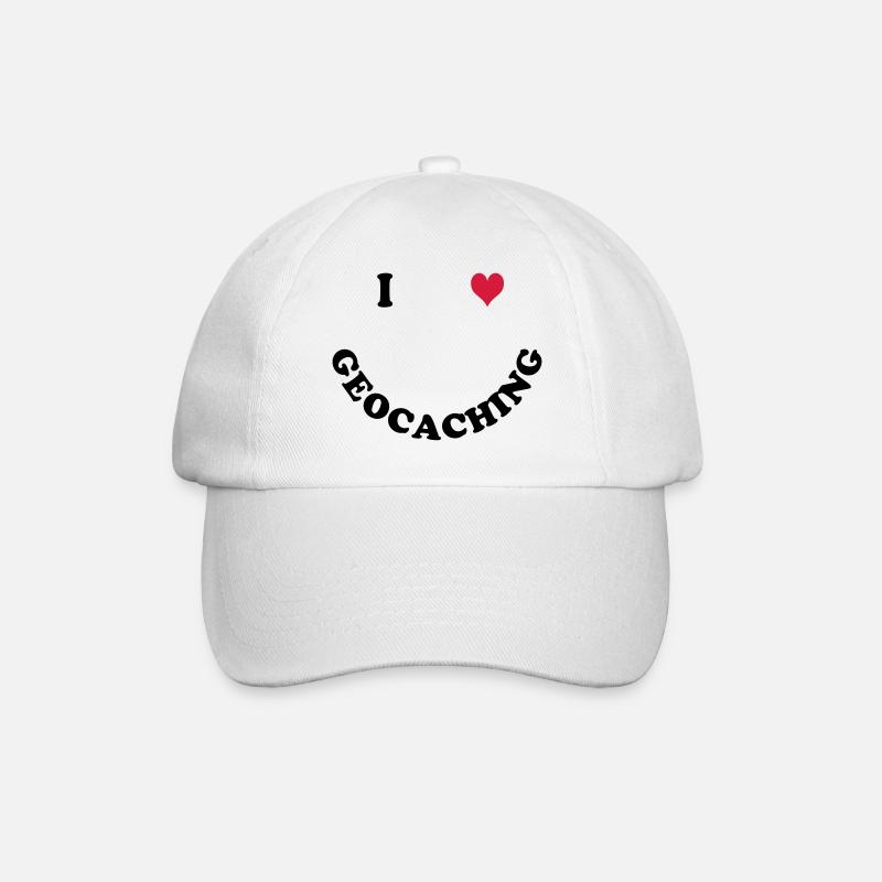 Geocaching - Casquette classique - blanc/blanc