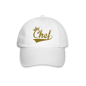 Chef - Baseballkappe - Weiß/Weiß - Vorne