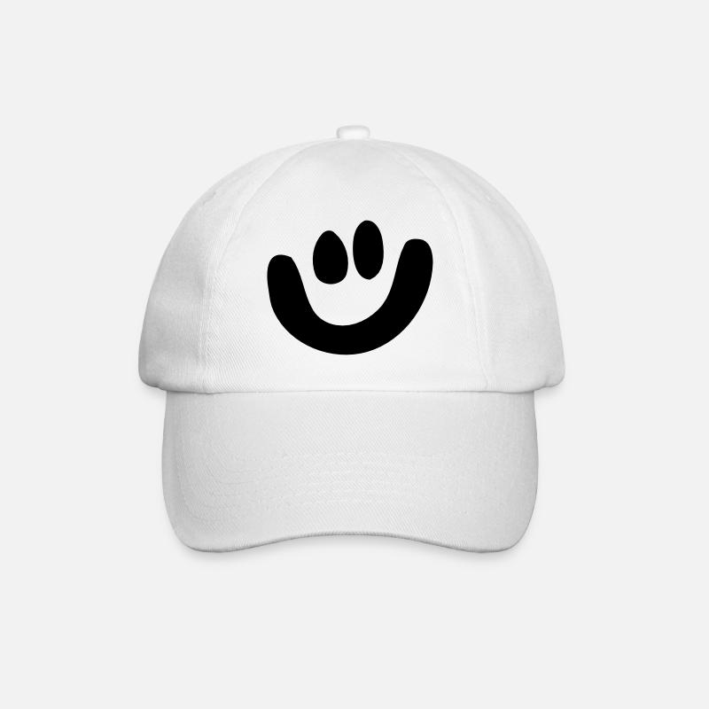 Smiley - Casquette classique - blanc/blanc