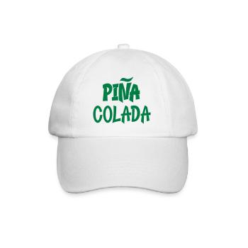 Lettrage Pina Colada Amérique centrale Amérique du Sud - Casquette classique - blanc/blanc - Devant