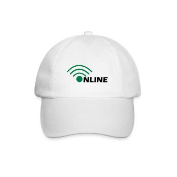 en ligne - Casquette classique - blanc/blanc - Devant