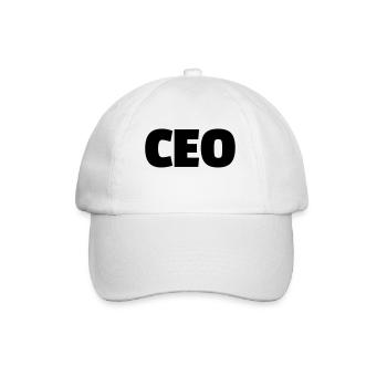 PDG Chef Boss - Casquette classique - blanc/blanc - Devant