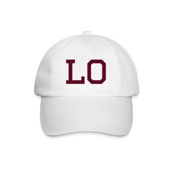 LO, LOVE TEIL 1 FÜR VERLIEBTE PARTNER DESIGN - Baseballkappe - Weiß/Weiß - Vorne