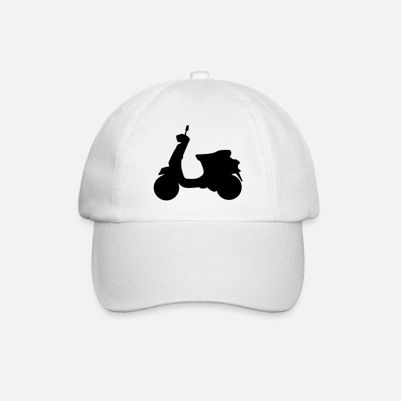 Scooters - Baseball Cap - white/white