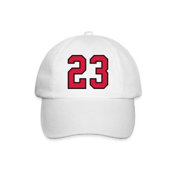 23 sports jersey football number new - Baseball Cap - white/white - Front