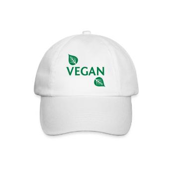 Vegan - Casquette classique - blanc/blanc - Devant