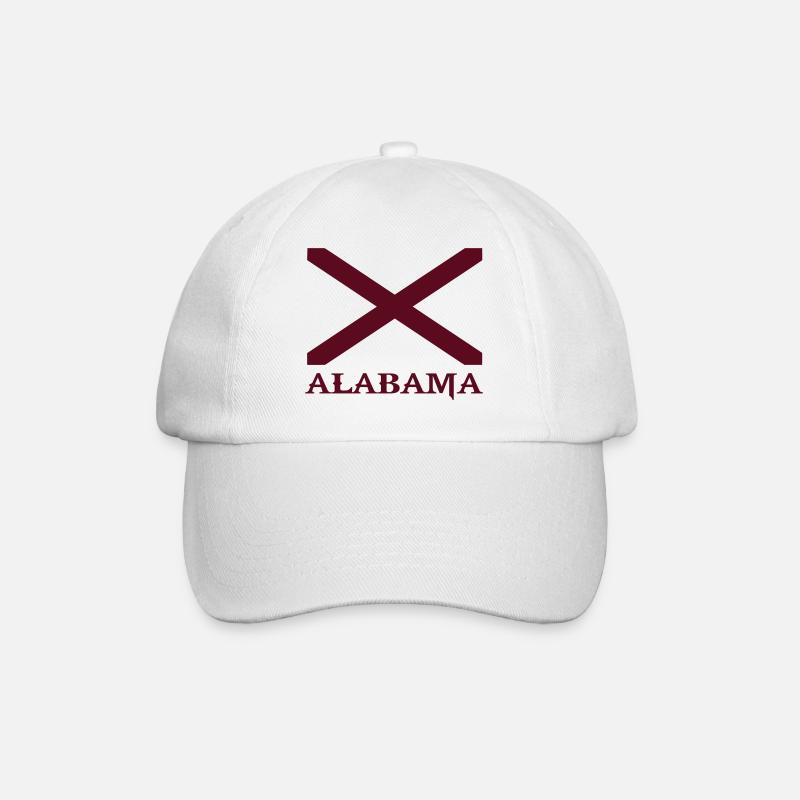 alabama - Casquette classique - blanc/blanc