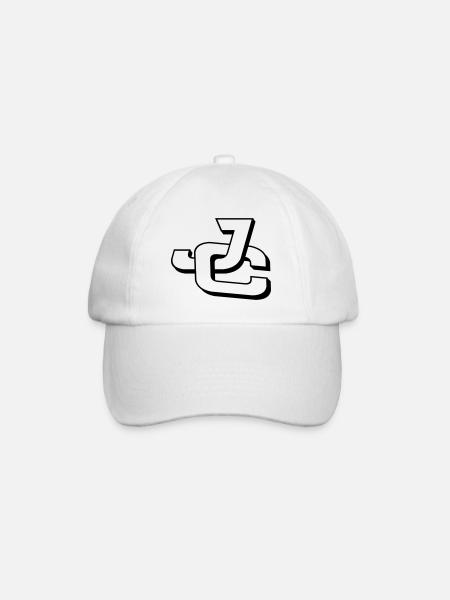 JC - Baseballkappe - Weiß/Weiß