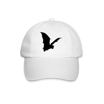 bat - Baseballkappe - Weiß/Weiß - Vorne