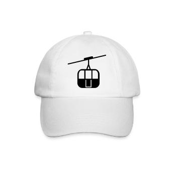 Seilbahn - Baseballkappe - Weiß/Weiß - Vorne