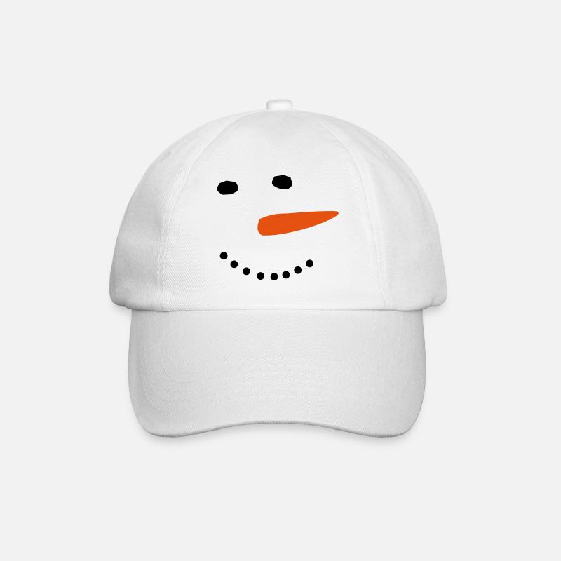 Bonhomme de neige hiver ski - Casquette classique - blanc/blanc