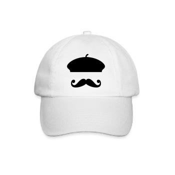 The French touch - Baseball Cap - white/white - Front