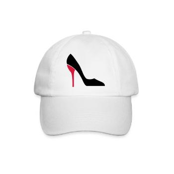 high_heels_2 - Baseballkappe - Weiß/Weiß - Vorne