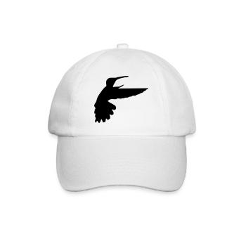 kolibri vogel - Baseballkappe - Weiß/Weiß - Vorne