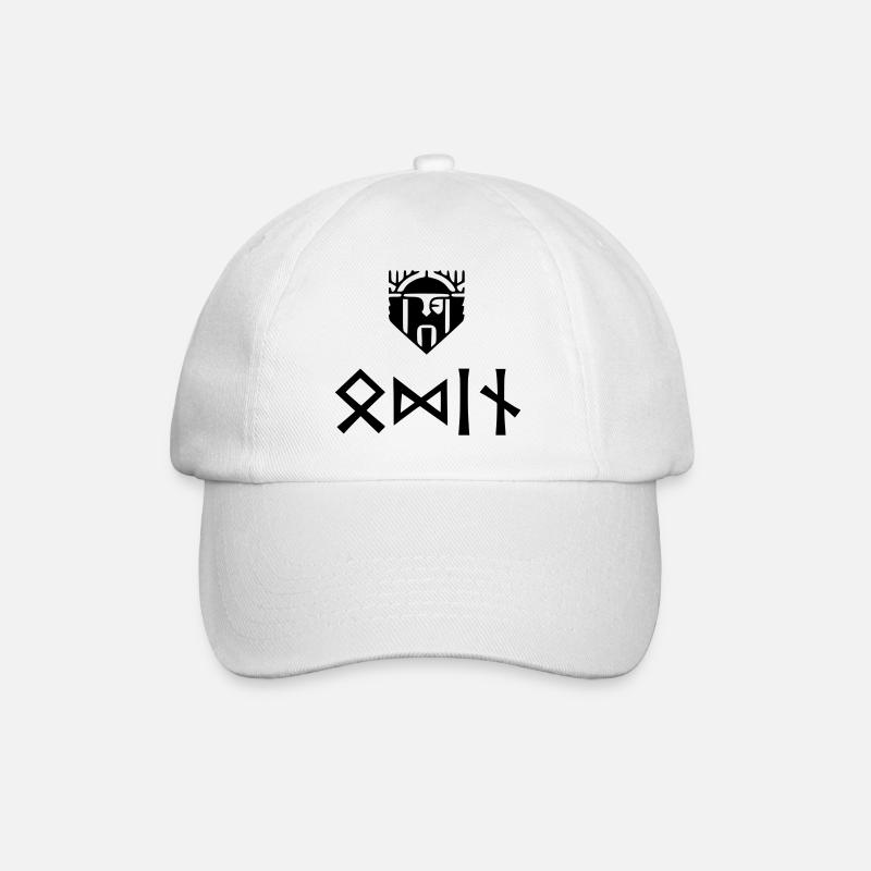 Odin - Baseball Cap - white/white