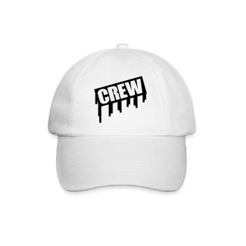 crew - Baseballkappe - Weiß/Weiß - Vorne
