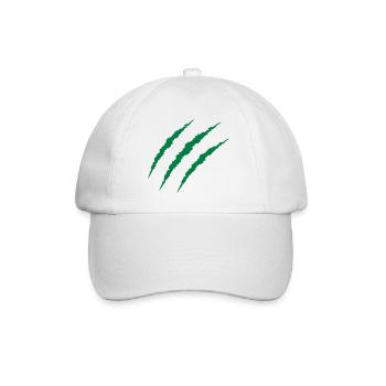 krallen - Baseballkappe - Weiß/Weiß - Vorne
