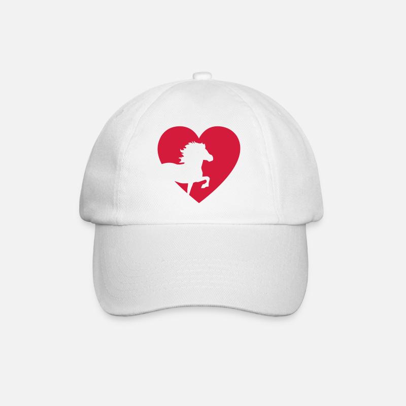 Cheval islandais - Casquette classique - blanc/blanc
