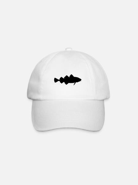 la morue - Casquette classique - blanc/blanc