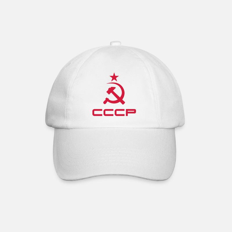 URSS__V003 - Casquette classique - blanc/blanc