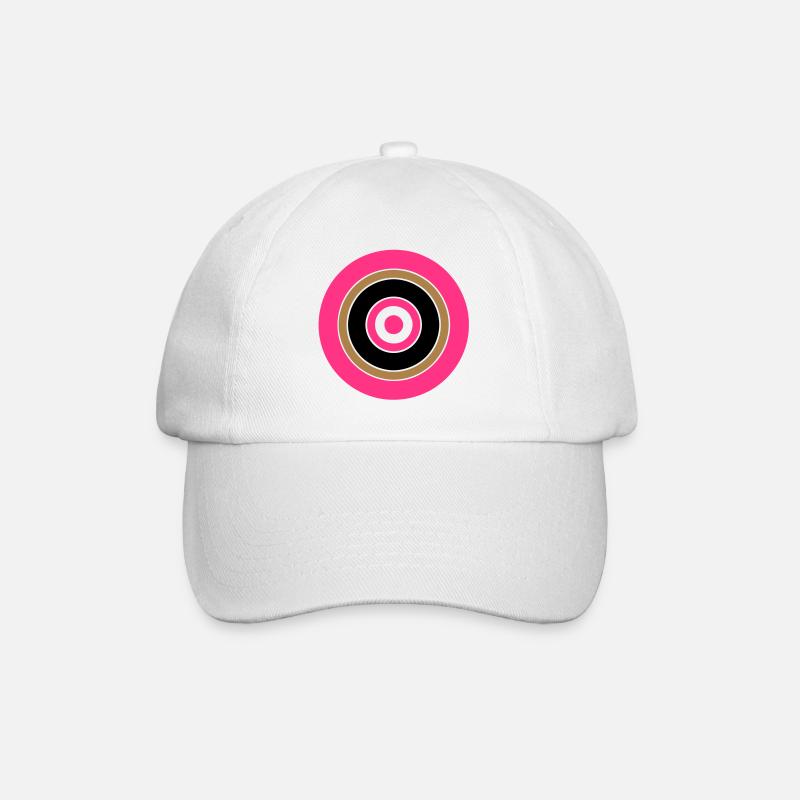 Circles - Baseballkappe - Weiß/Weiß