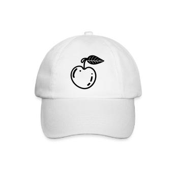 cerise - Casquette classique - blanc/blanc - Devant