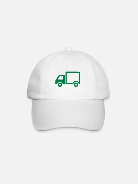 LKW - Baseballkappe - Weiß/Weiß
