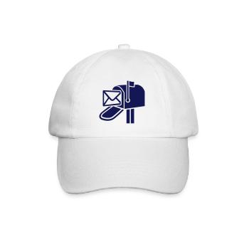 boîte aux lettres - Casquette classique - blanc/blanc - Devant