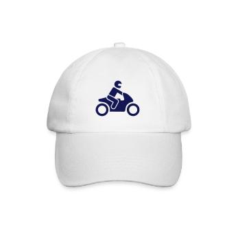 La moto - Casquette classique - blanc/blanc - Devant