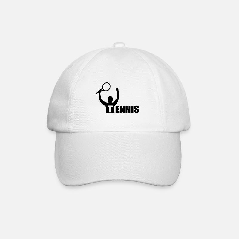 tennis - Casquette classique - blanc/blanc