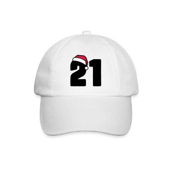 21 Numéro Noël - Casquette classique - blanc/blanc - Devant