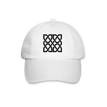 Celtic knot - Baseball Cap - white/white - Front