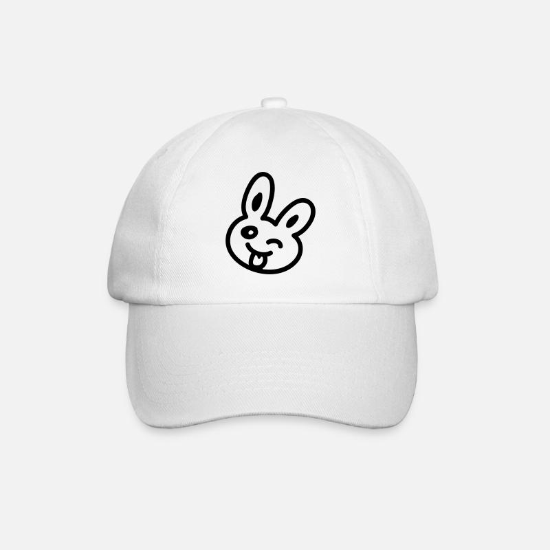 Lapin vilain - Ligne - Casquette classique - blanc/blanc