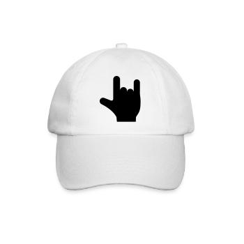 rocken_f1 - Baseball Cap - white/white - Front