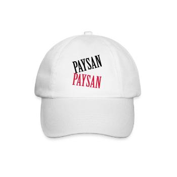 Paysan - Casquette classique - blanc/blanc - Devant