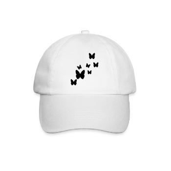 butterflies butterfly - Casquette classique - blanc/blanc - Devant