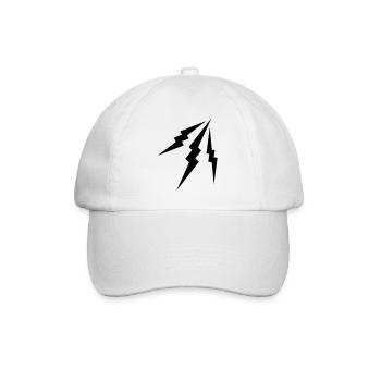 lightning - Baseballkappe - Weiß/Weiß - Vorne