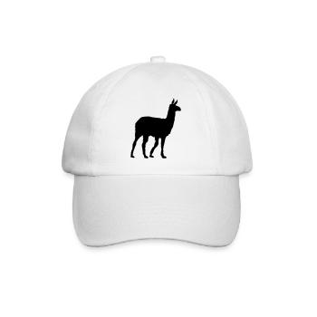 lama - Baseballkappe - Weiß/Weiß - Vorne