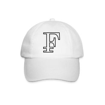 Contour franconien noir - Casquette classique - blanc/blanc - Devant