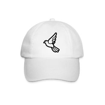 Taube - Baseballkappe - Weiß/Weiß - Vorne