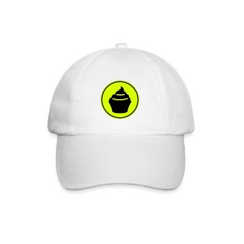 Icône Muffin Silhouette - Casquette classique - blanc/blanc - Devant