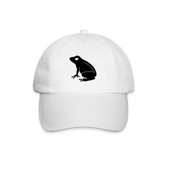 Frosch - Baseballkappe - Weiß/Weiß - Vorne